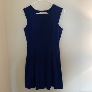 Susana Monaco Navy Pleated dress